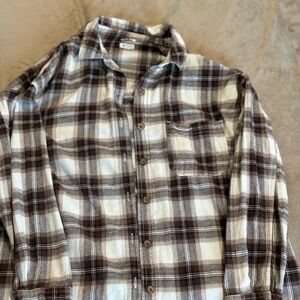 Brown Garage flannel